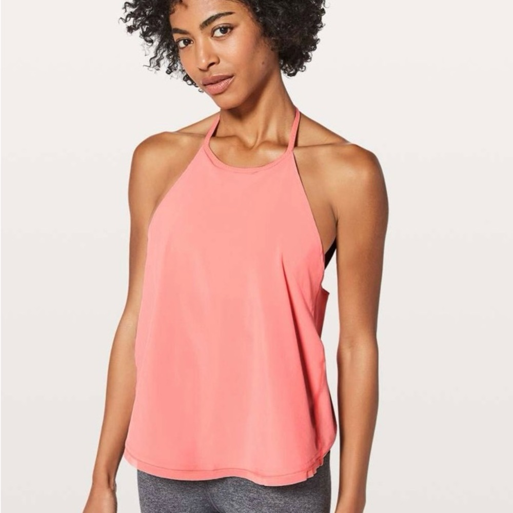 Lululemon Free Spirit Tank Light Coral Size 8